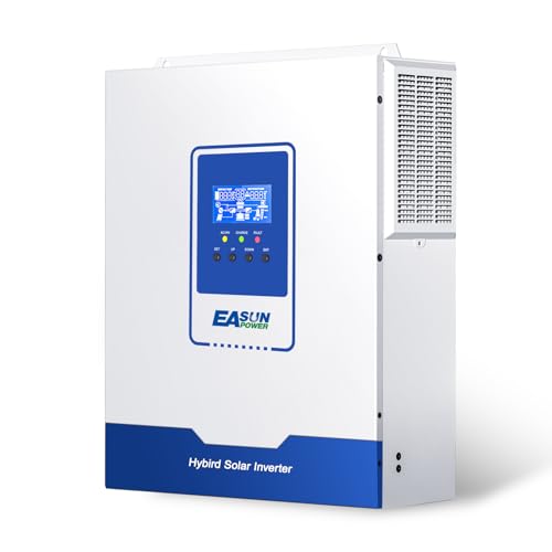 POWLAND 3000W Solar Inverter, Pure sine Wave Inverter, 24V to 110V/120V, Built-in 60A MPPT Controller, Suitable for Homes, RVs, and can be Used with Lithium Lead-Acid Gel Battery Off-Grid Systems
