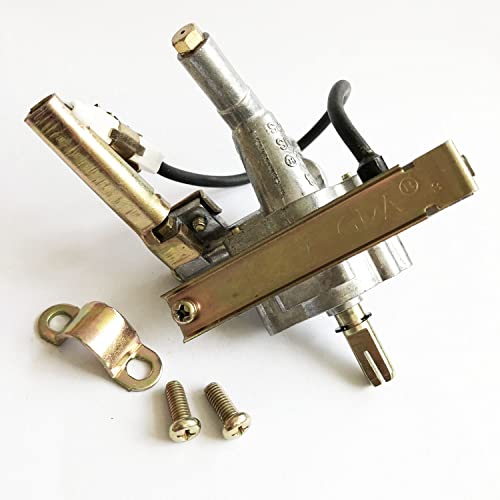 1 PC 45° BBQ Grill Gas Valve With Thrower Valve, Valve Stem OD 5/16