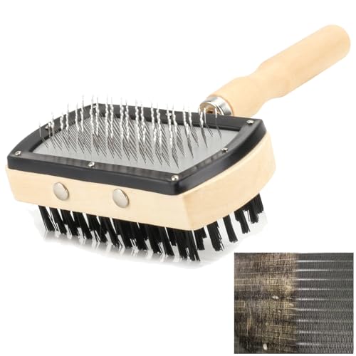 Atader Coil Cleaner Brush for AC, Double Sided Air Conditioner Coil Cleaning Brush for HVAC Evaporator Condenser Fin, Easy to Use Effectively Cleaning