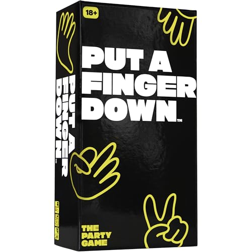 Hunch Games Put A Finger Down - The Viral Party Game That Will Have Everyone Talking - Funny Adult Card Game & Icebreaker Ideas, Game Nights, & Big or Small Groups, 400 Cards for 2+ Players