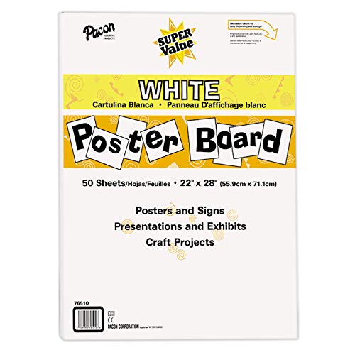 Pacon Super Value Poster Board, 22