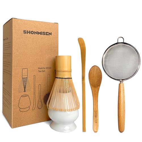SHONMISEN Bamboo Matcha Whisk Set