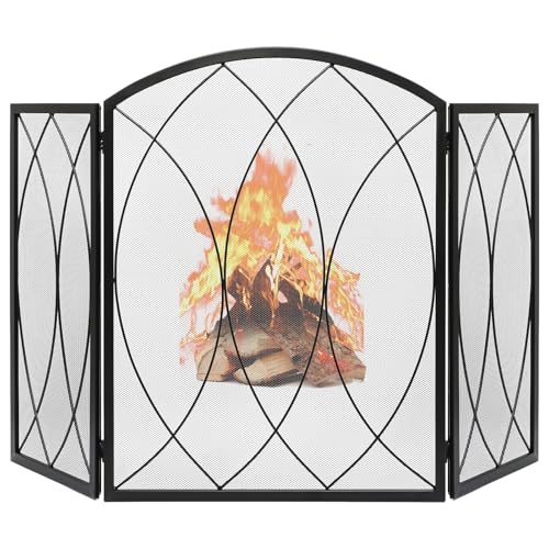 FEED GARDEN 3 Panel Fireplace Screen 48