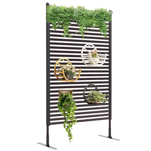 FOLLOOK Outdoor Privacy Screens Freestanding, 36