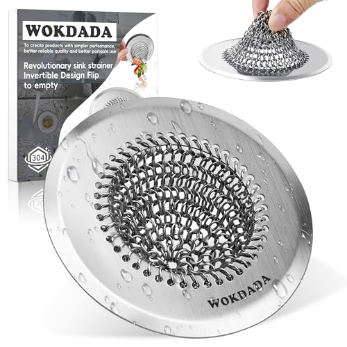Kitchen Sink Drain Strainer with Chain Mesh