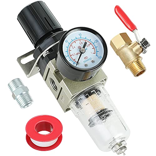 Hromee Air Compressor Filter Regulator Combo
