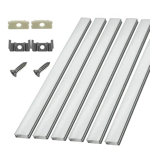 HAMRVL 6-Pack LED Aluminum Channel System
