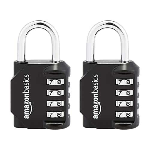 Amazon Basics 4-Digit Combination Lock