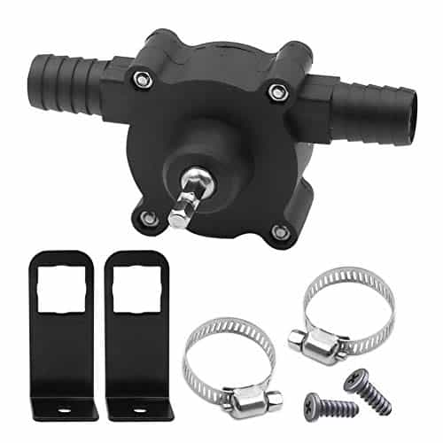 lzndeal Electric Drill Pump for Water Gasoline Oil Diesels