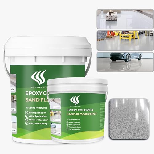 SHENGWEI Epoxy Colored Sand Floor Paint
