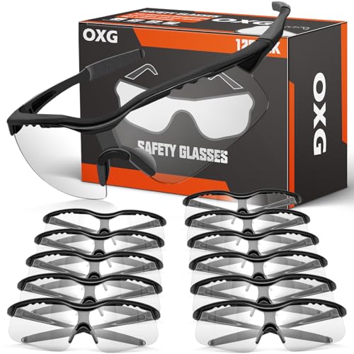 OXG 12 Pack Safety Glasses