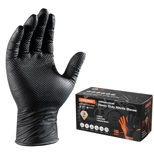 ANBOSON Disposable Latex Free Multipurpose Nitrile Gloves