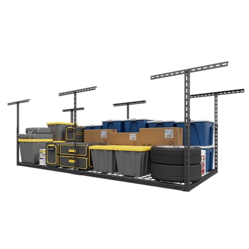 3X8FT Overhead Garage Storage Rack