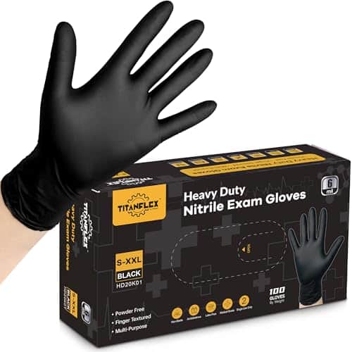 TitanFlex Disposable Nitrile Exam Gloves