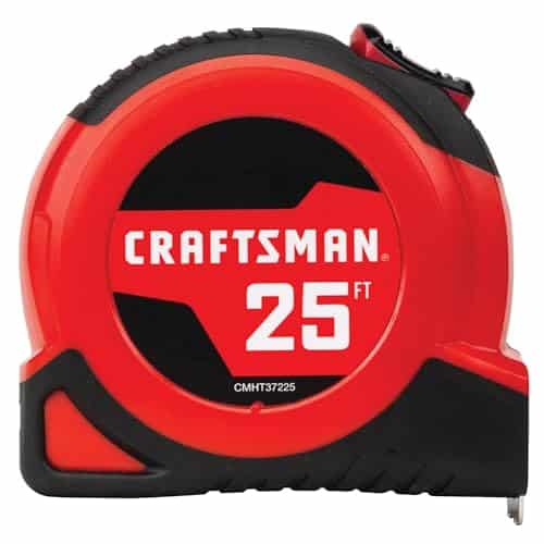 CRAFTSMAN 25-Ft Tape Measure with Fraction Markings