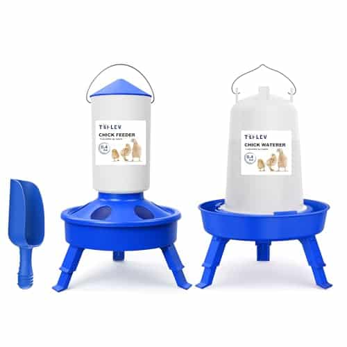 Tiflev Chick Feeder and Waterer Set