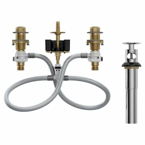 Moen Widespread Bathroom Sink Faucet Rough In Water Valve