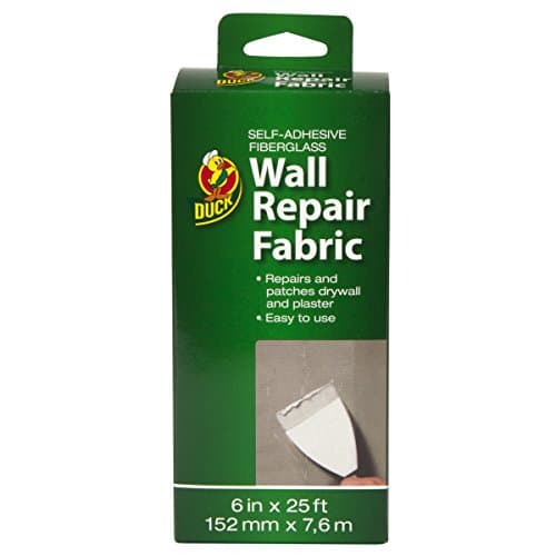 Duck Brand Self-Adhesive Drywall Repair Fabric, 6-Inch by 25 Feet