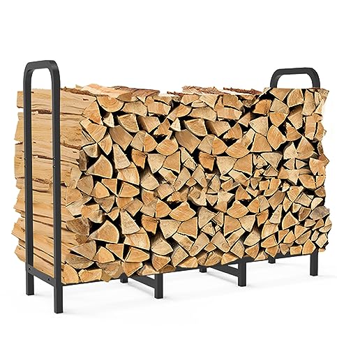 Tikimilor 4ft Firewood Rack Holder