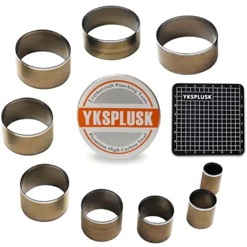 YKSPLUSK Leather Circle Cutter Tool Set