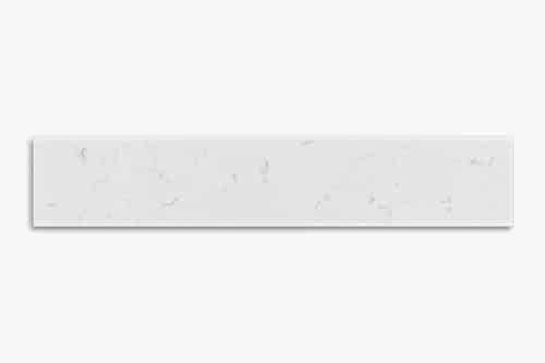 VANITY CARRARA WHITE QUARTZ SIDESPLASH