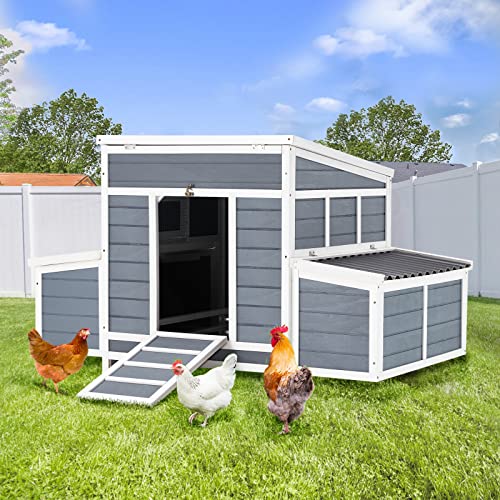 AECOJOY Chicken Coop with Nesting Boxes