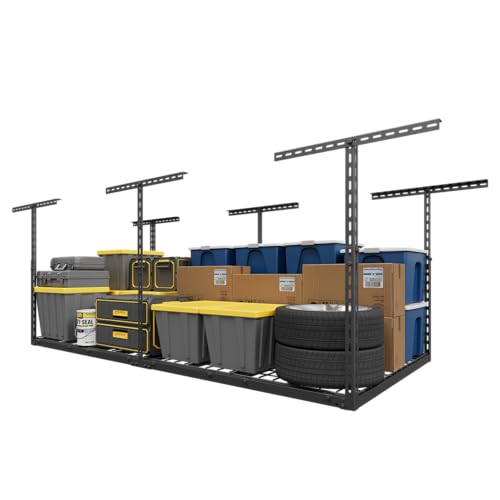 3X6FT Overhead Garage Storage Rack 450LBS Capacity, 26