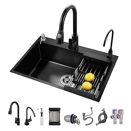 ARTLINE Black Kitchen Sink
