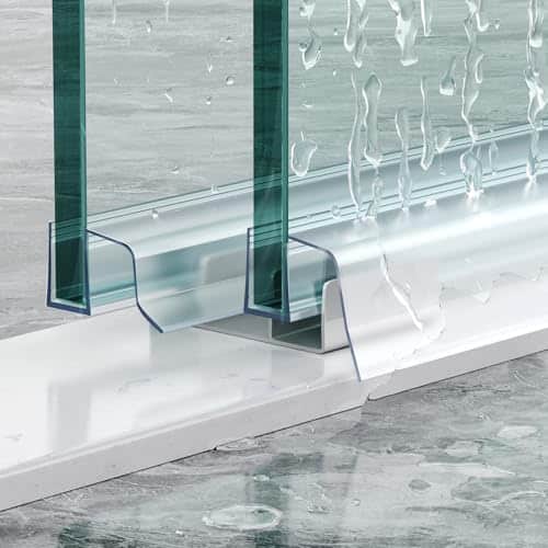 FCSOTSPS Sliding Shower Door Bottom Seal, 2 PCS 3/8