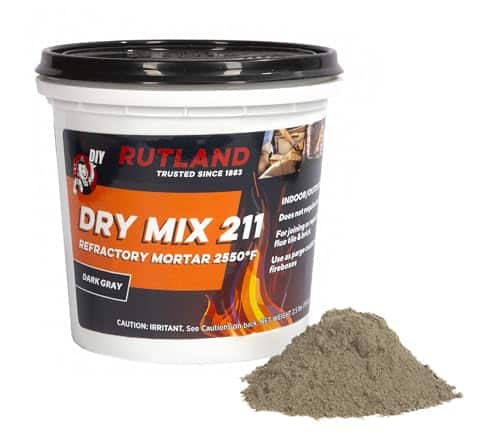 Rutland Dry Mix 211 Refractory Mortar