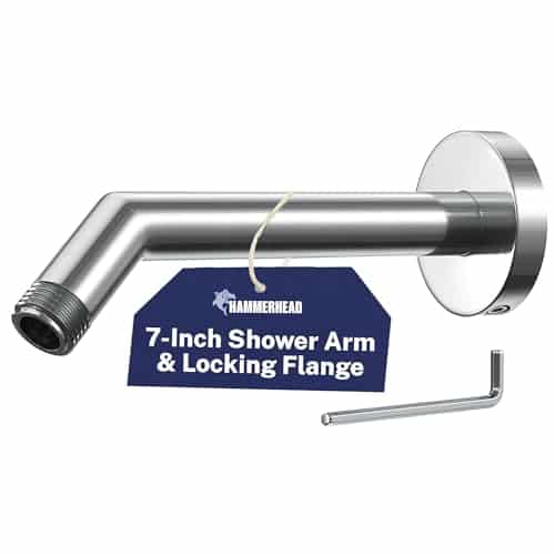 HammerHead Solid Metal Shower Arm