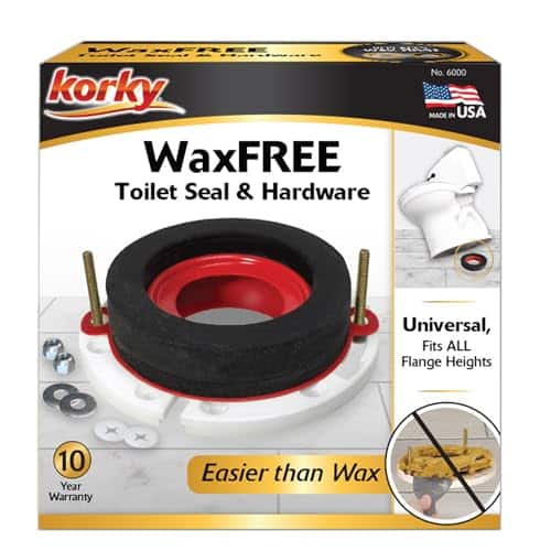 Korky 6000BP Universal Toilet WaxFree Seal