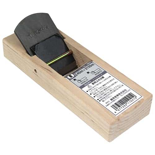 Senkichi Japanese Hand Plane, Double-Blade Mini Block Plane for Woodworking, Compact 1.6