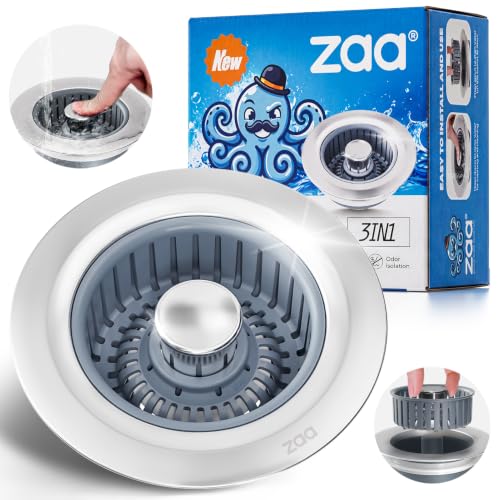 zaa 3 in 1 Kitchen Sink Drain Strainer