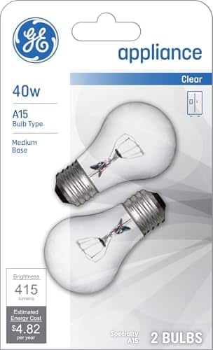 GE Incandescent Appliance Bulbs