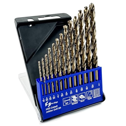 Pro Edge 13pcs Cobalt Drill Bits Set