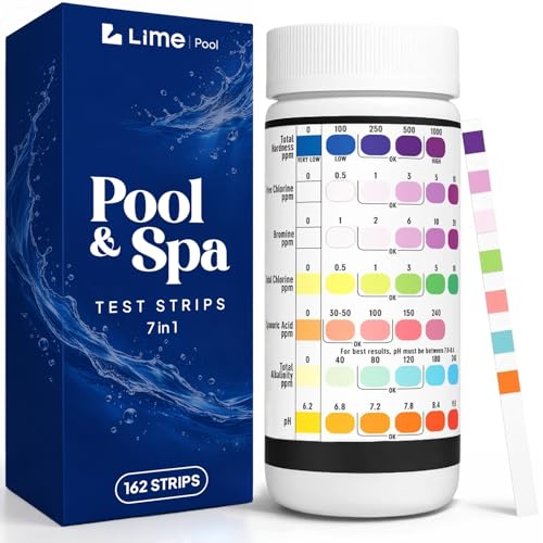 LIME POOL 7-Way Test Strips