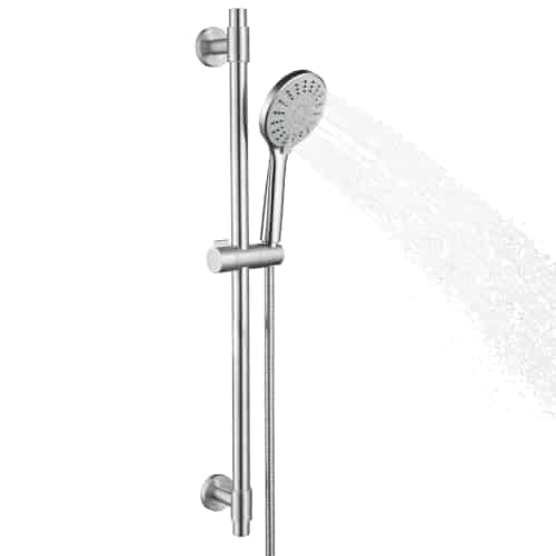 YSNOL Adjustable 30-Inch Shower Slide Bar with 5-Function Handheld Shower Head