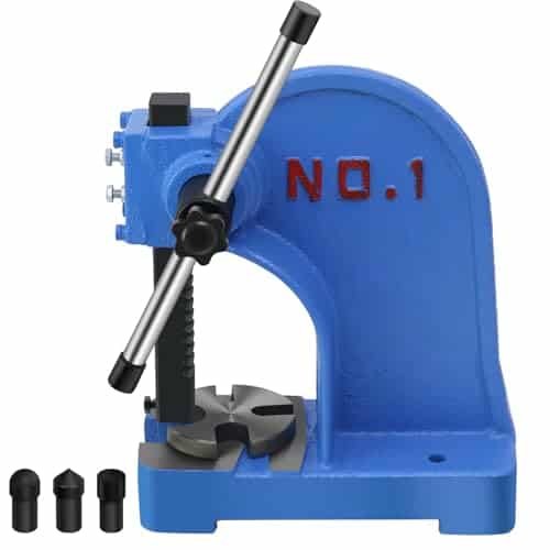Arbor Press 1 Ton, Manual Desktop Punch Press Machine, 5.5\