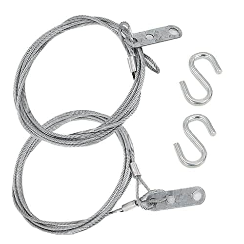 scottchen PRO Garage Door Safety Cable for Extension Springs Galvanized Carbon Steel 8-1/2 ft x 1/8