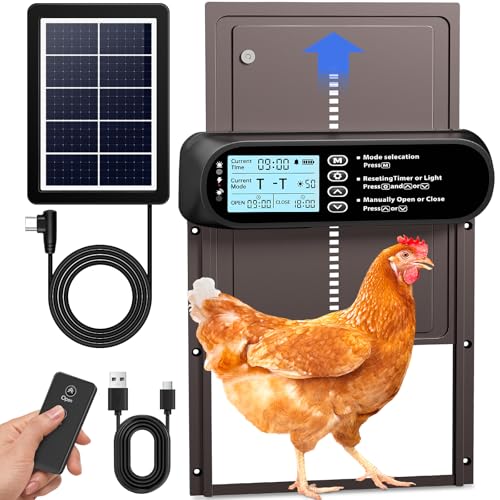Automatic Chicken Coop Door Solar Powered