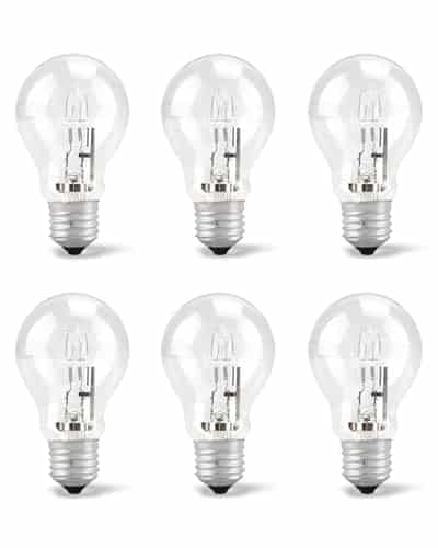 Quwfesudy 043168787963 78796 Light Bulb 43 Watt A19 Halogen Light 60 Watt Replacement, 6PCS