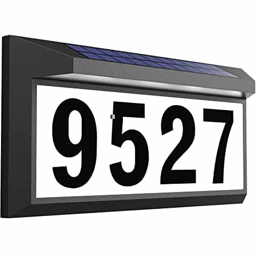 Solar Address Sign