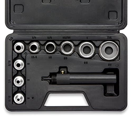 NEIKO Interchangeable Large Hollow Hole Punch Tool Set