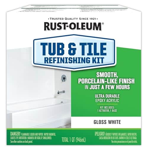 Tub & Tile Touch Up Gloss White Paint Kit