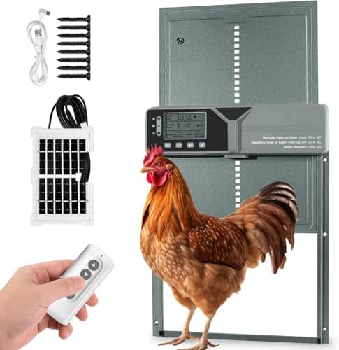 fophop Large Automatic Chicken Coop Door