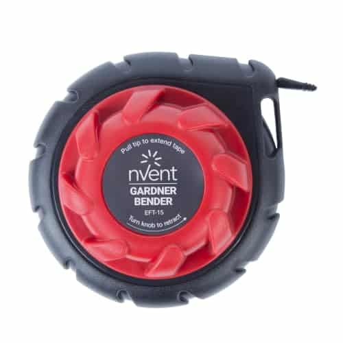 Gardner Bender EFT-15 Mini Cable Snake, 15 Ft Steel Fish Tape, Electrical Wire Fishing Tape, Red & Black