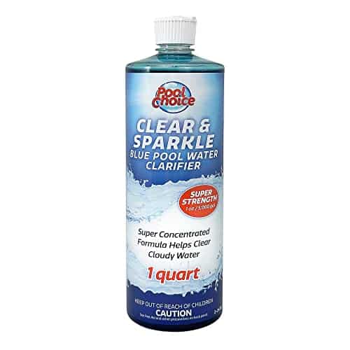 SpaChoice 1-Quart Premium Clear and Sparkle Blue Pool Water Clarifier, Pool Clarifier, Made in USA