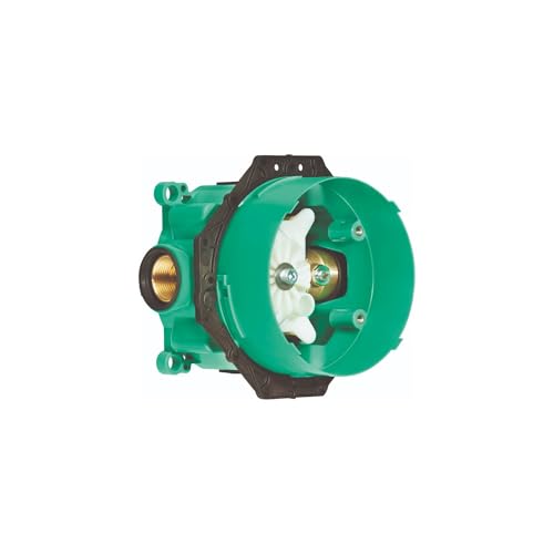 hansgrohe iBox Shower Rough Required for Shower Faucet Valve Trim Installation, Authentic Rough, iBox Universal Plus with Service Stops, ¾