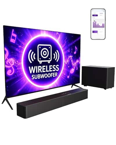 ULTIMEA Sound Bar with Wireless Subwoofer